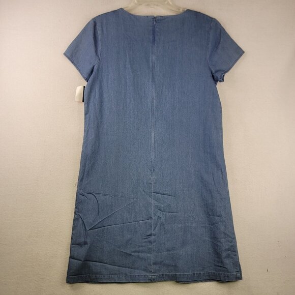 Pendleton Heritage Tala Floral Embroidered Denim Dress Size S Blue Cotton New - Picture 9 of 12